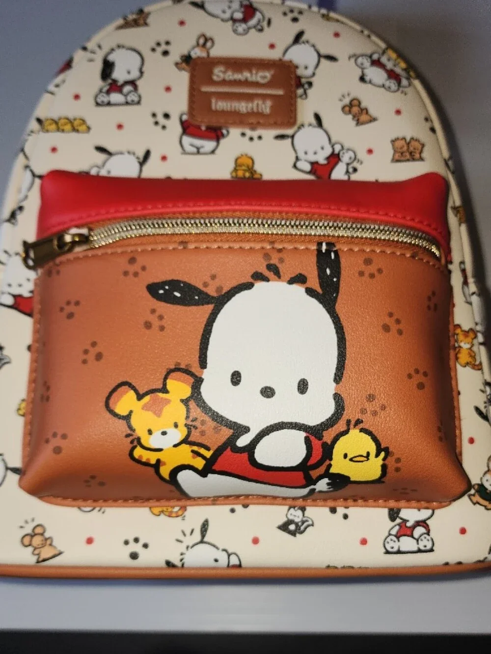 Loungefly Sanrio Pochacco Mini Backpack. NWT